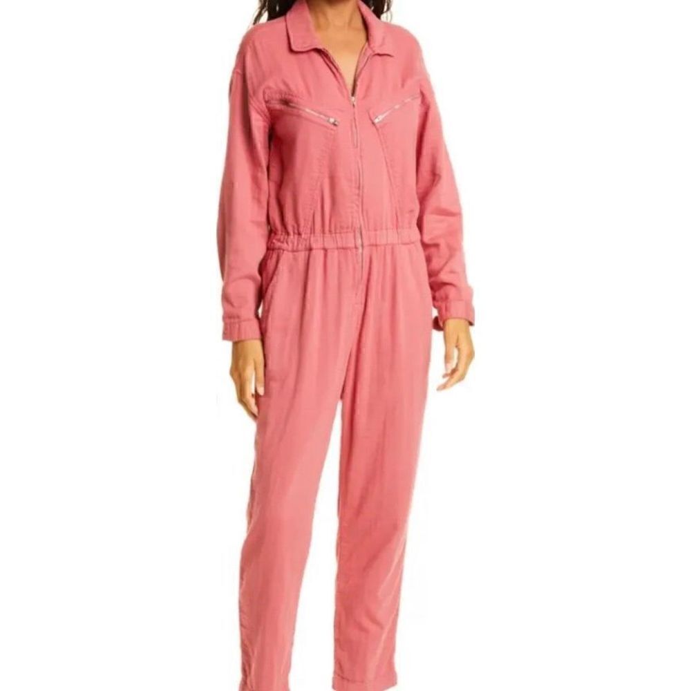 Xirena Jaymes Jumpsuit in Sun Dried Red NWT Size Large